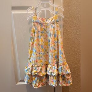 Old Navy Floral Tiered Sundress in Yellow, Blue & Pink